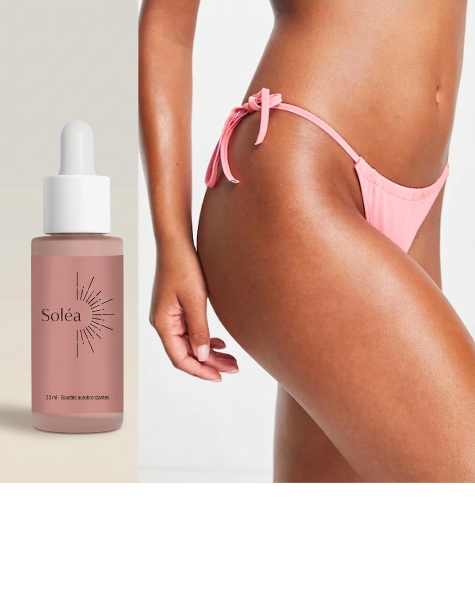 Soléa – peau dorée lumineuse, résultat corps